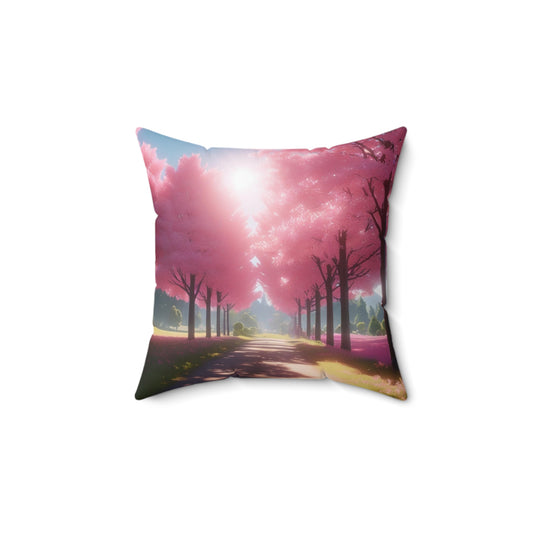 Spun Polyester Square Pillow