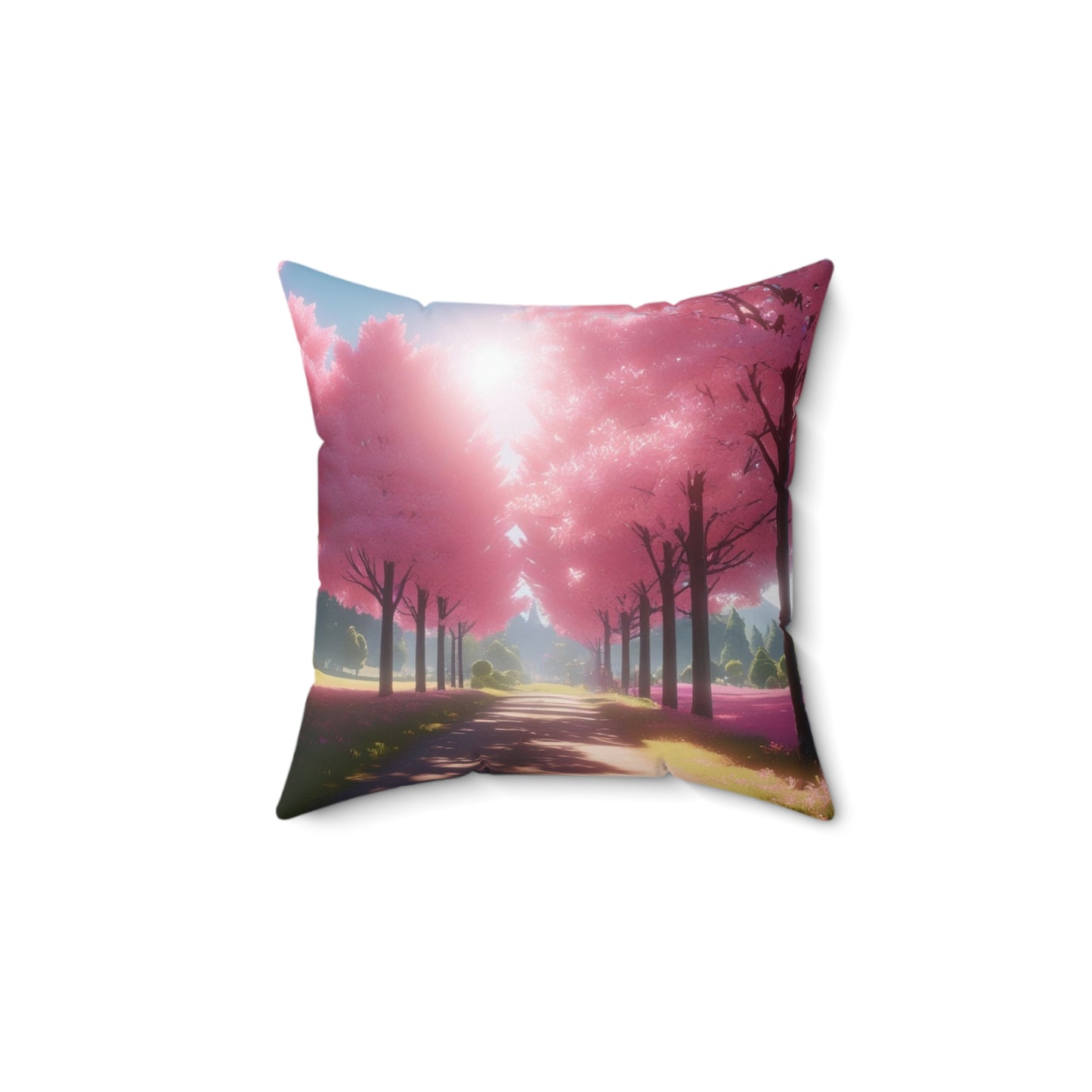 Spun Polyester Square Pillow